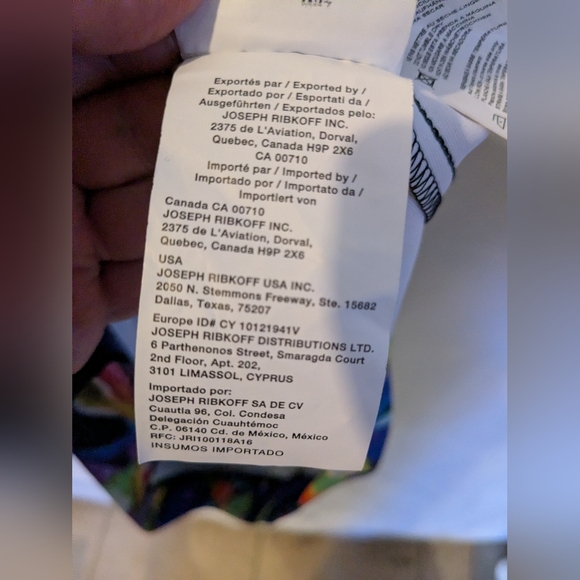 Joseph Ribkoff Vibrant Watercolour Sleeveless Fitted Dress - Picture 7 of 8